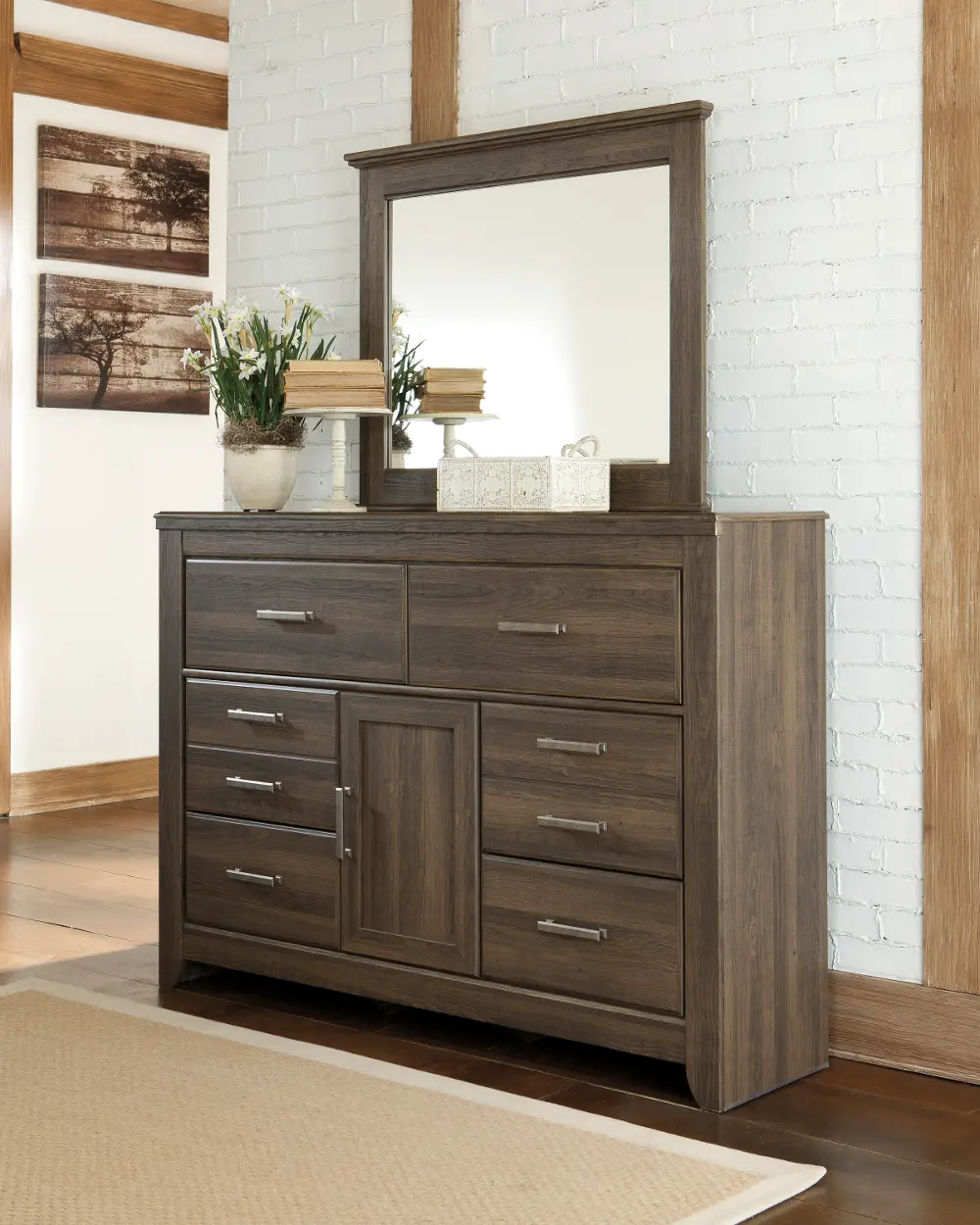 Rustic Modern Driftwood  Dresser - Fairfax-1