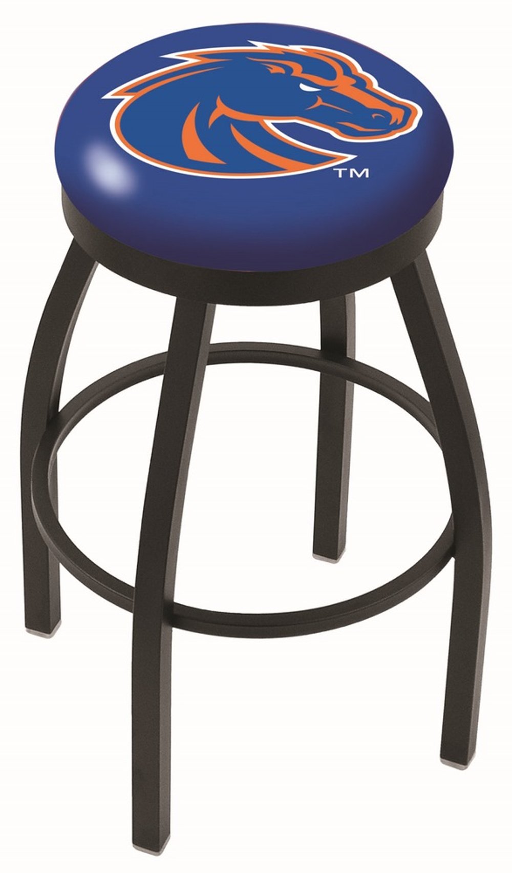 4719417 Black Swivel Counter Height Stool - Boise State sku 4719417