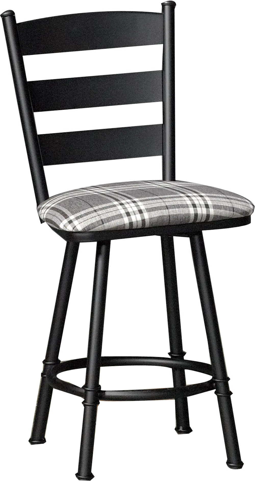 Louis Black 24 Inch Counter Stool-1