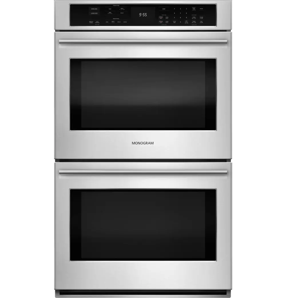 ZET9550SHSS Monogram 30 Inch Convection Smart Double Wall Oven - 10.0 cu. ft. Stainless Steel-1