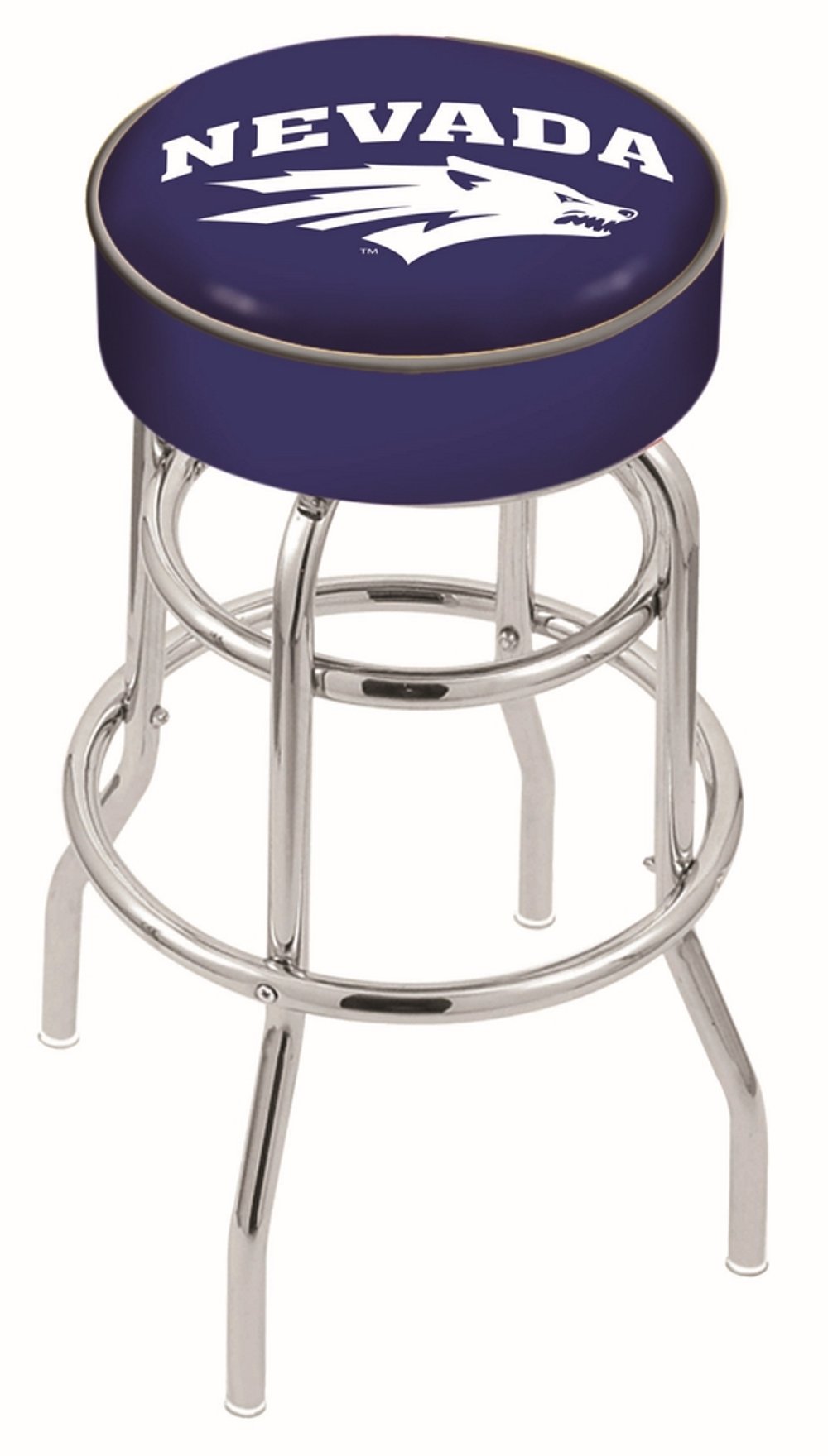 4732774 Chrome Double Ring Swivel Counter Stool - UNR sku 4732774