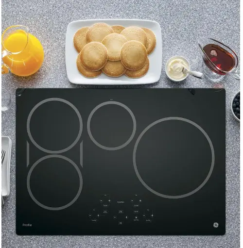 GE Profile 30 Inch Smoothtop Electric Cooktop - Black
