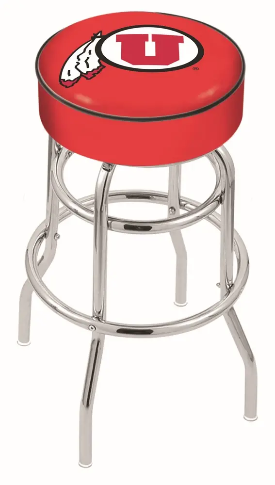 30 Inch Double Ring Swivel Bar Stool - U of U