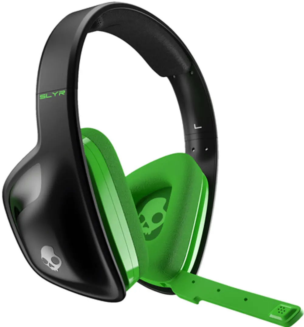 SMSLGO-01 Skullcandy SLYR Xbox One Gaming Headset- Black/Green-1