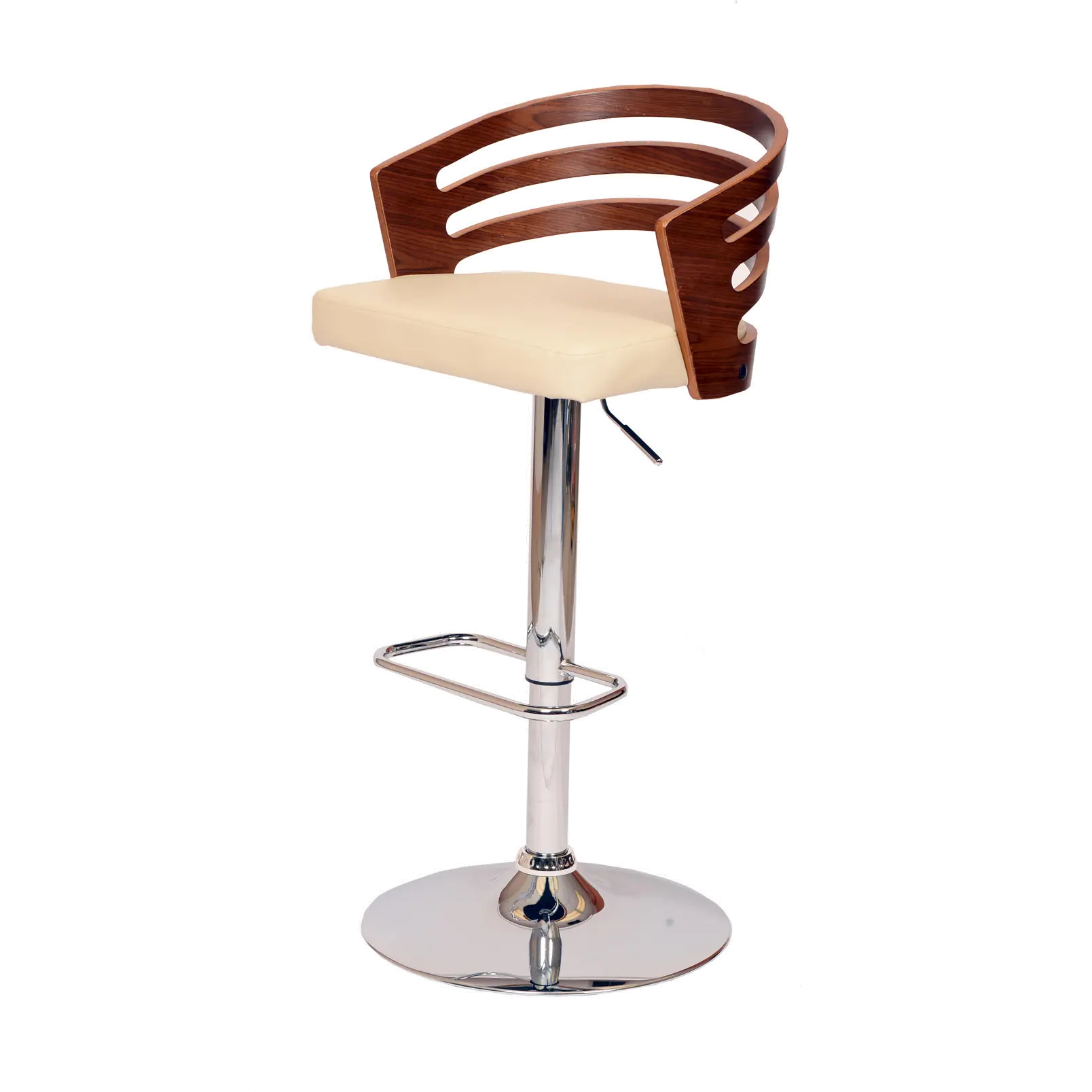 Adel Cream Adjustable Bar Stool-1