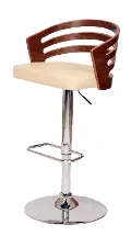 Adel Cream Adjustable Bar Stool
