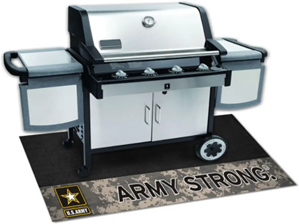 15682 2 x 4 X-Small US Army Camo Grill Mat-1