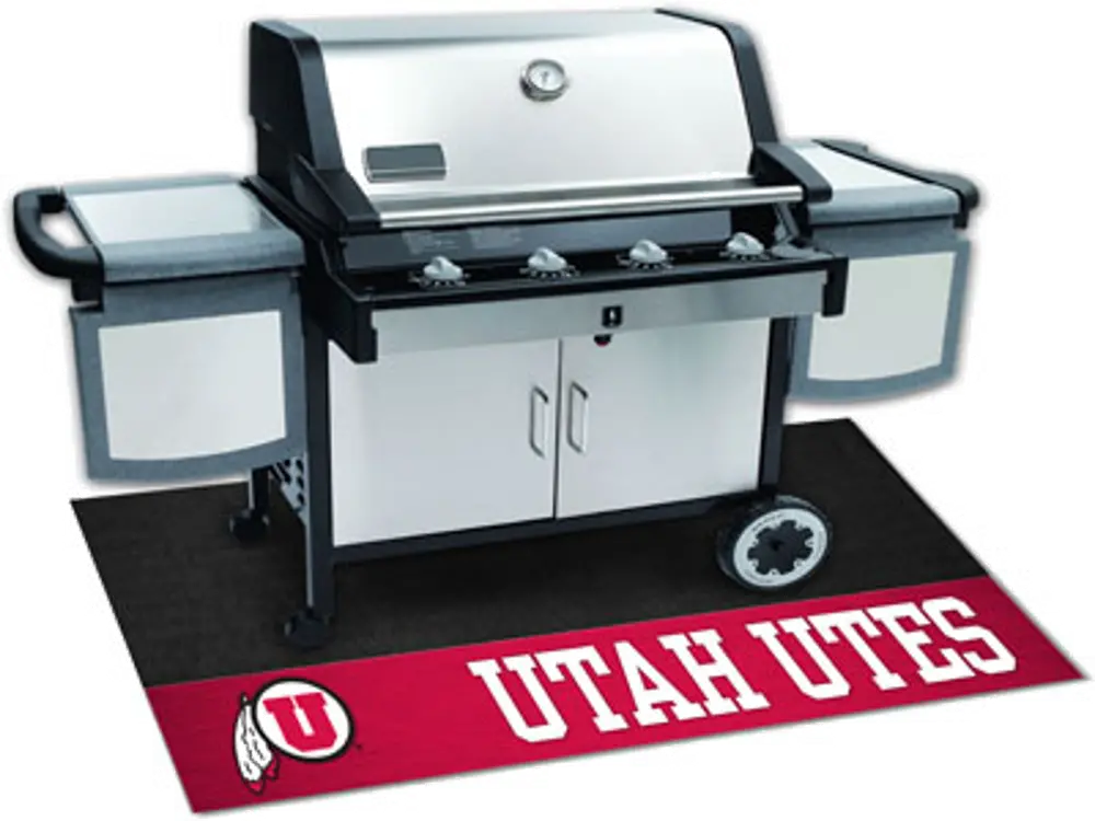 13327 2 x 4 X-Small U of U Utes Grill Mat-1