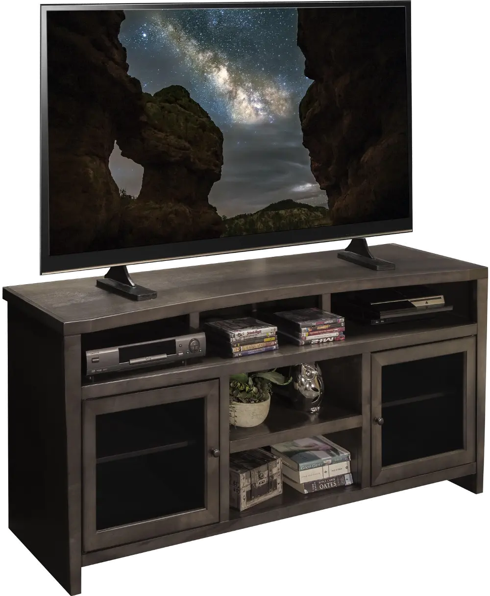 68 Inch Slate Brown TV Stand-1
