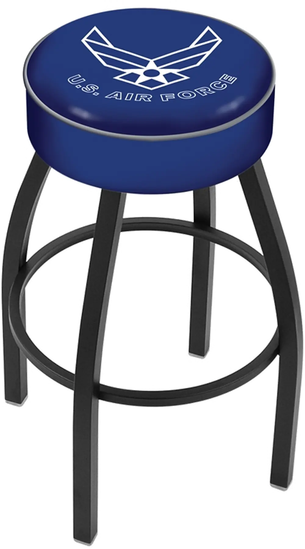Black Cushion Swivel Counter Height Stool - US Air Force-1