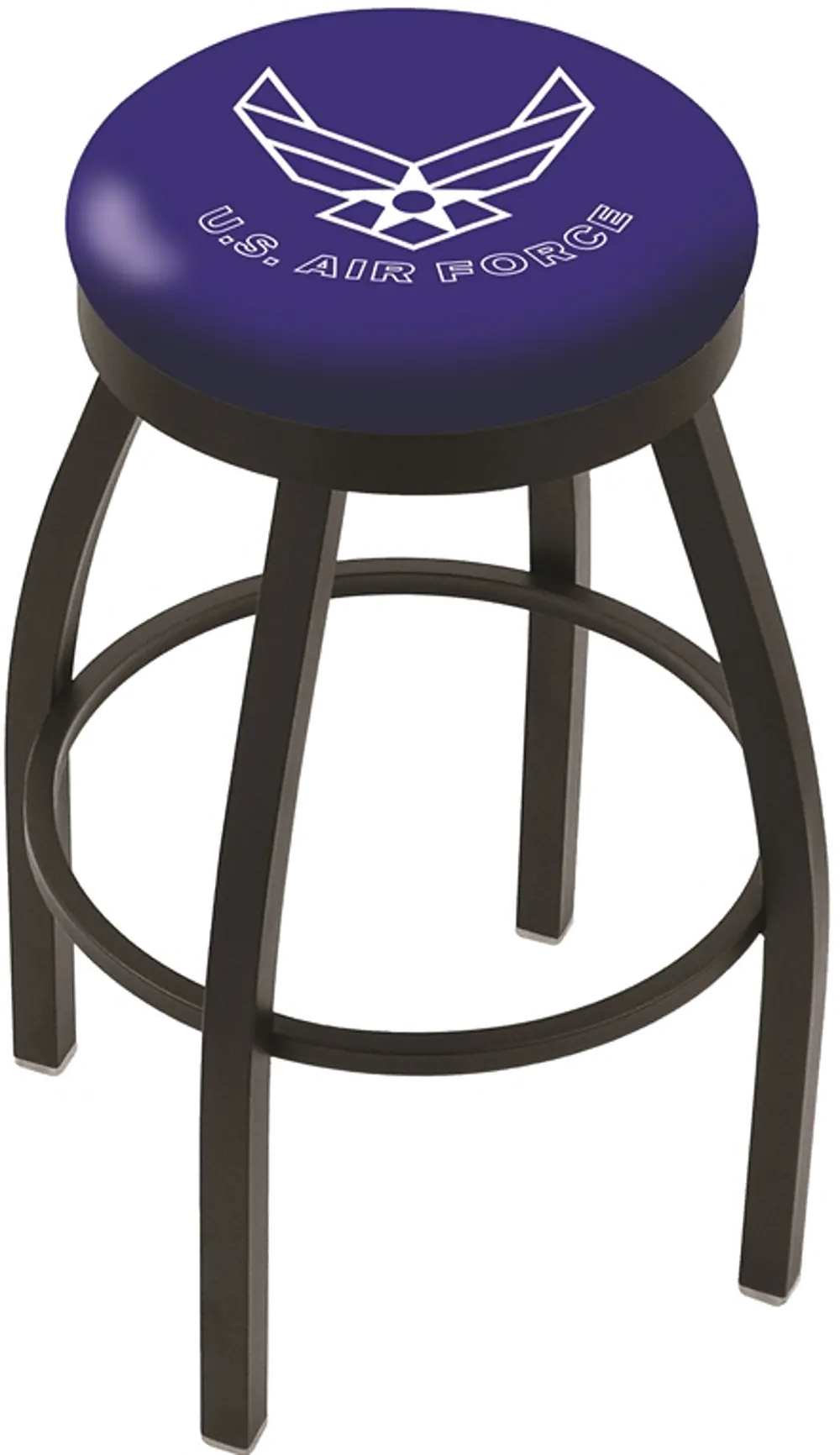 Black Swivel Counter Height Stool - US Air Force-1