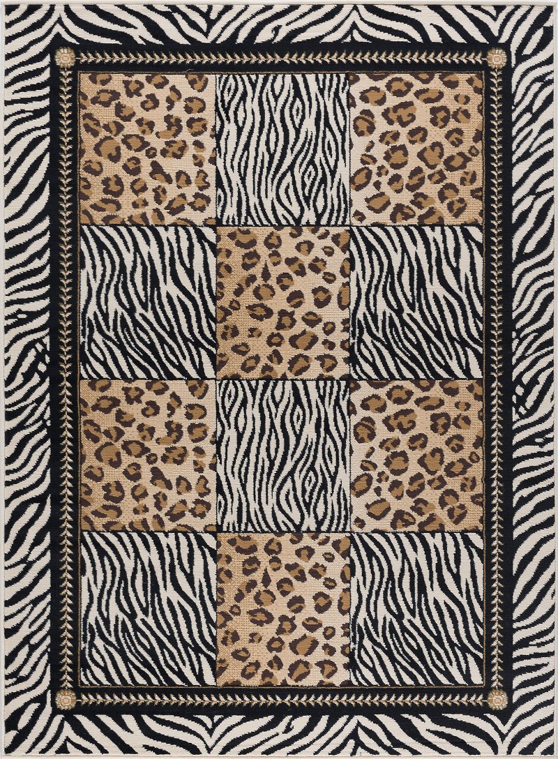 3 Piece Set Black And Bronze Animal Print Area Rug Laguna Rc 3 Piece Set Black And Bronze Animal Print Area Rug Laguna Rc Willey Furniture