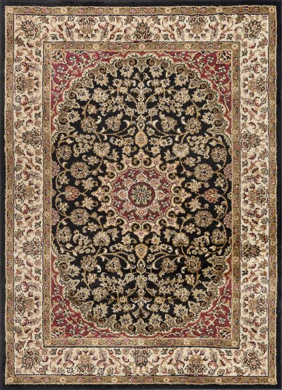 3 Piece Set Black Red Gold Area Rug Elegance Rc Willey Elg5393 Set3 3 Piece Set Black Red Gold Area Rug Elegance