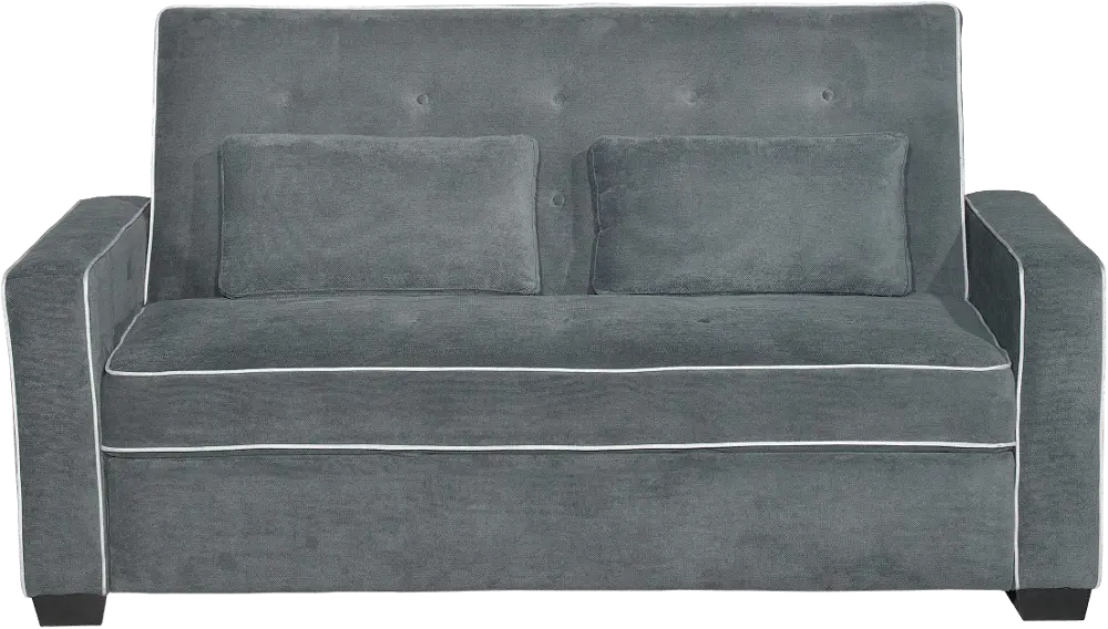 SC-AGSPQS2U5-CY Gray Queen Convertible Sofa Bed - Augustine-1