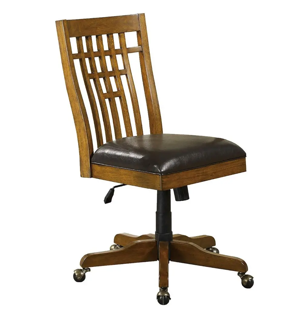 Mission Medium Oak Office Chair-1