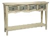 Antique White/Gray Console Table