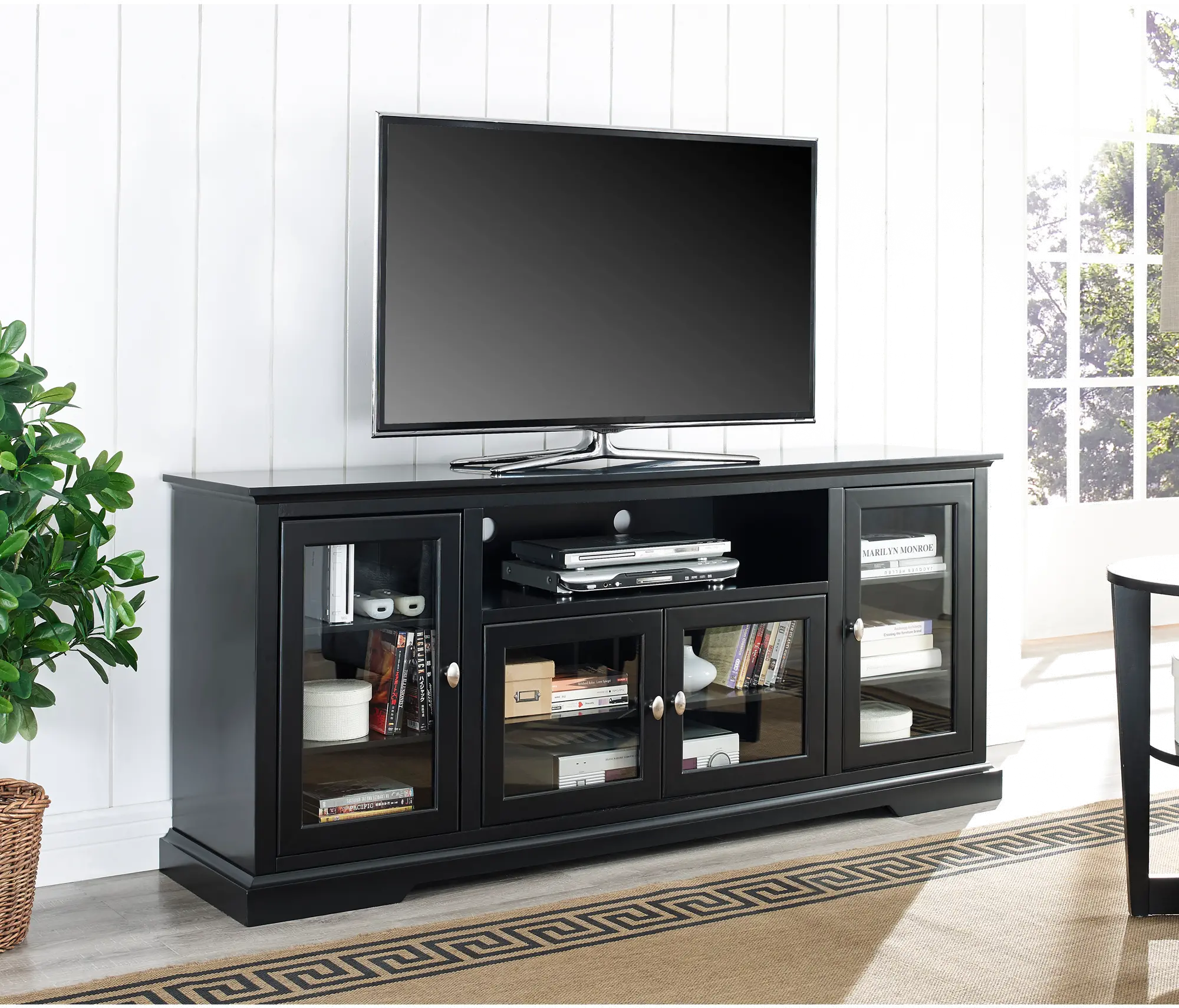 Black TV Stand - Walker Edison