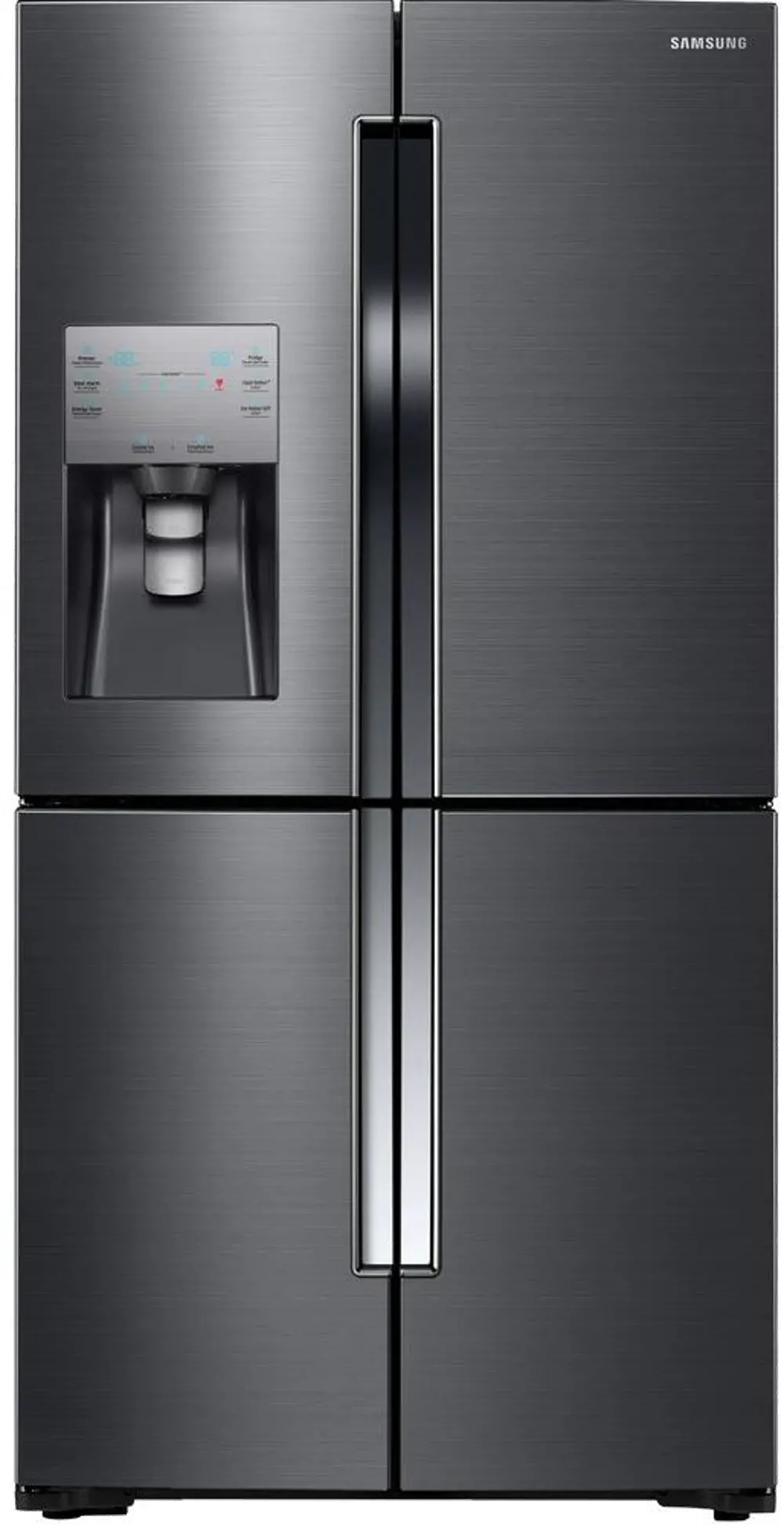 RF23J9011SG Samsung Counter Depth French Door Refrigerator with FlexZone - 22.5 cu. ft., 36 Inch Black Stainless Steel-1