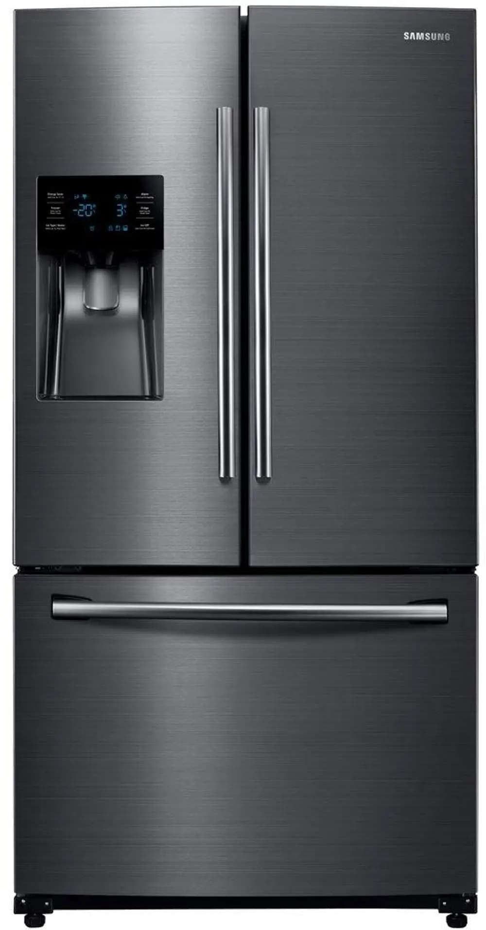 RF263BEAESG Samsung 24.6 cu. ft. French Door Refrigerator - 36 Inch Black Stainless Steel-1