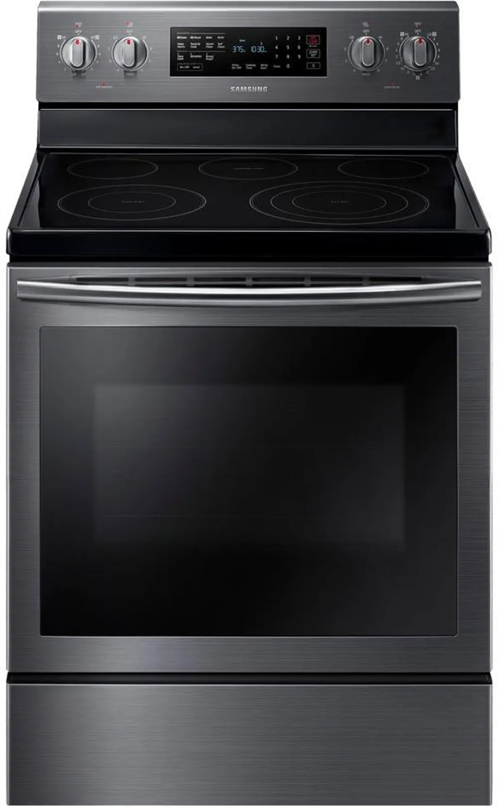 NE59J7630SG Samsung Slide-in Electric Range with True Convection - 5.9 cu. ft. Black Stainless Steel-1
