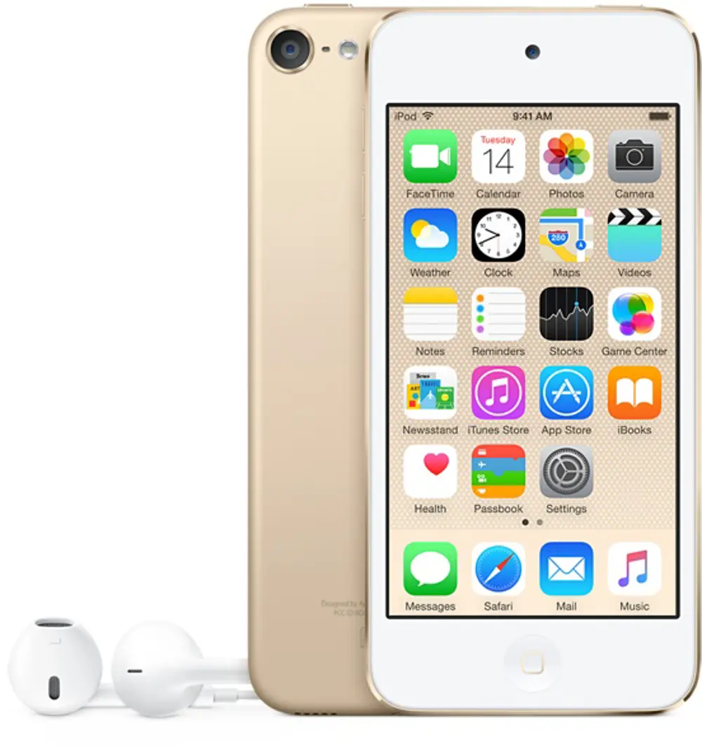 MKH02LL/A Apple iPod Touch - 16GB Gold (6th Generation)-1