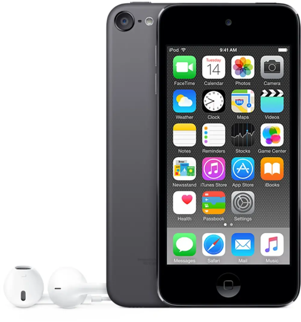 MKH62LL/A,16,GRY,IPT Apple iPod Touch - 16GB Gray (6th Generation)-1