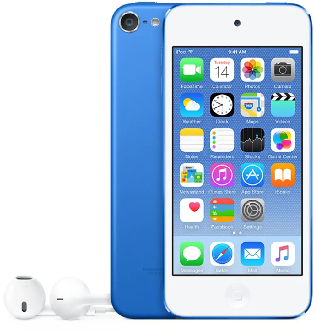 MKHE2LL/A,64,BLU,IPT Apple iPod Touch - 64GB Blue (6th Generation)-1