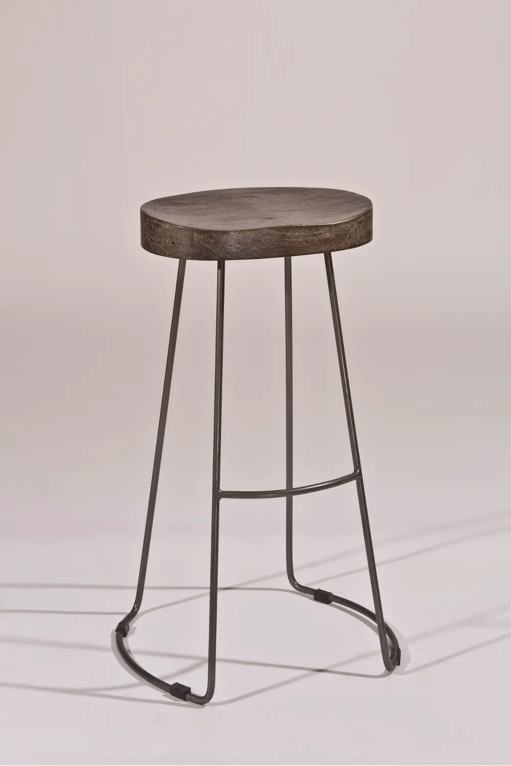 Distressed Black Counter Height Stool - Hobbs -1