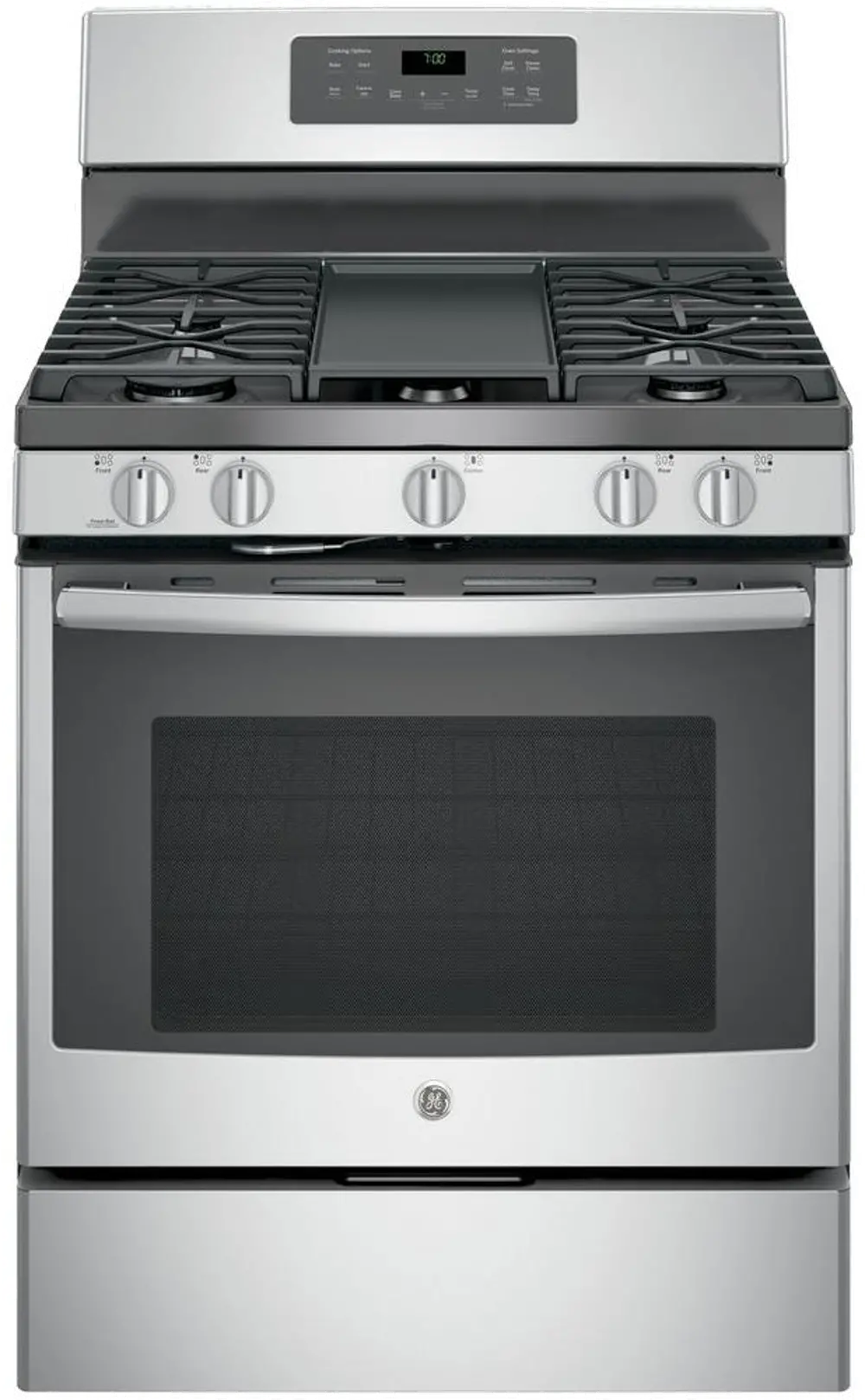 JGB700SEJSS GE 5.0 cu. ft. Gas Range with Non-stick Griddle - Stainless Steel-1