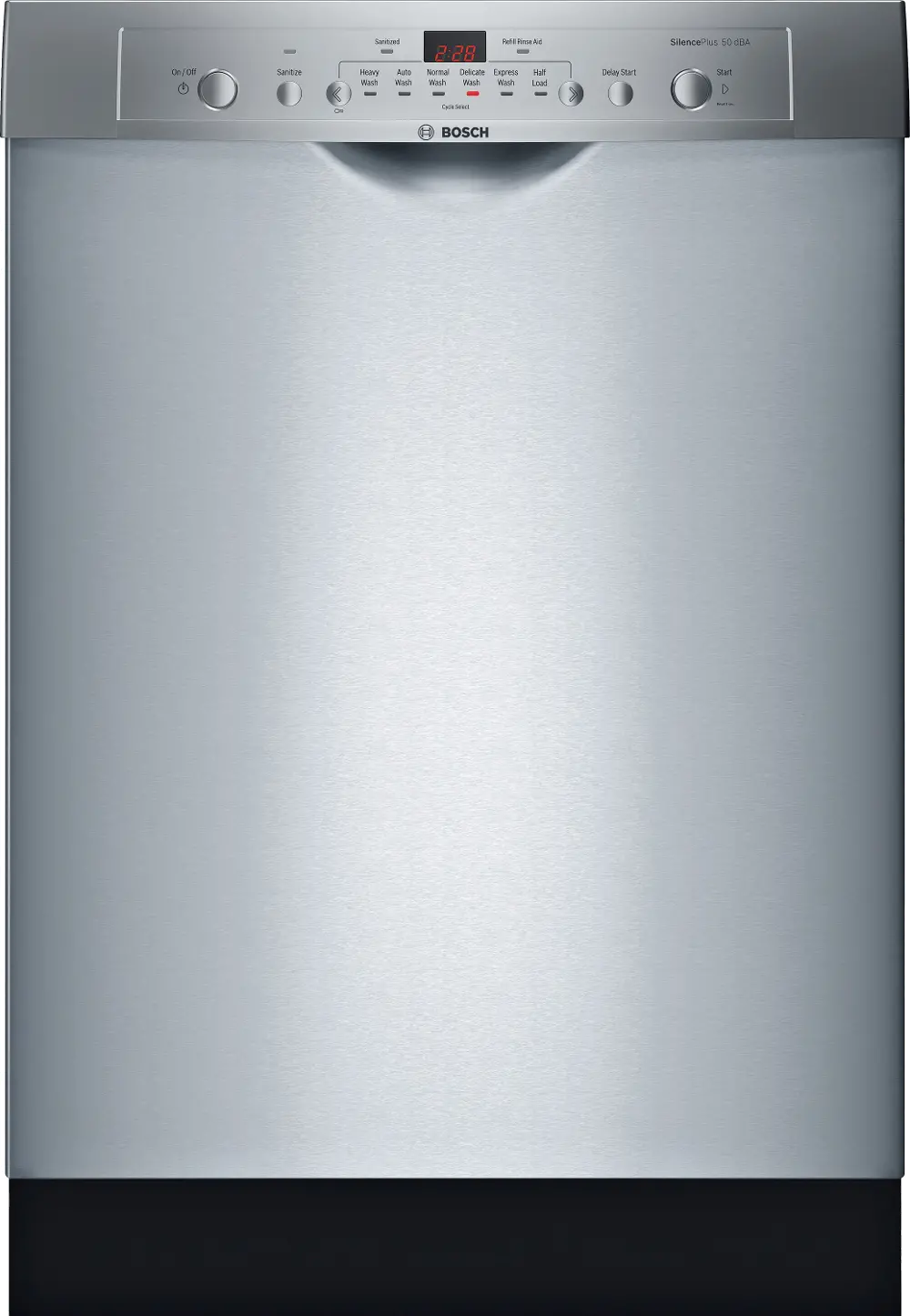 SHE3AR75UC Bosch Ascenta Front Control Dishwasher - Stainless Steel-1