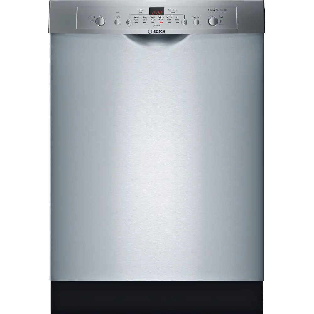 SHE3AR75UC Bosch Ascenta Front Control Dishwasher - Stainless Steel-1