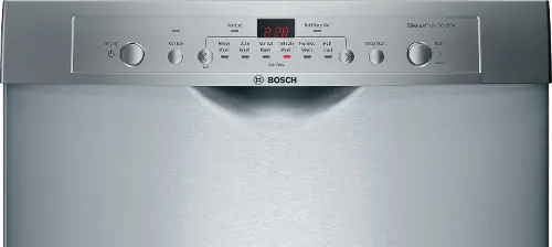 Bosch front panel store dishwasher