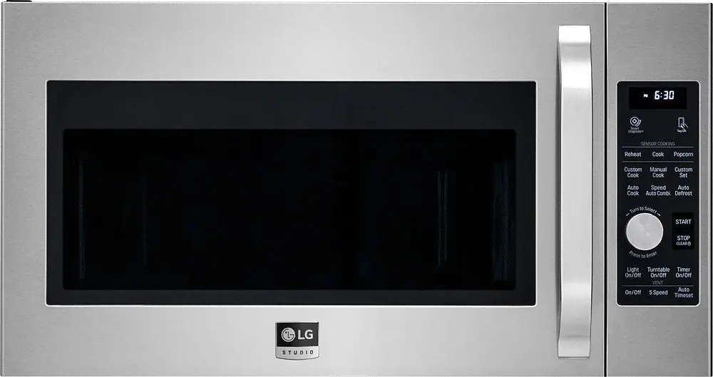 LSMC3086ST LG Studio Over the Range Microwave - 1.7 cu. ft. Stainless Steel-1