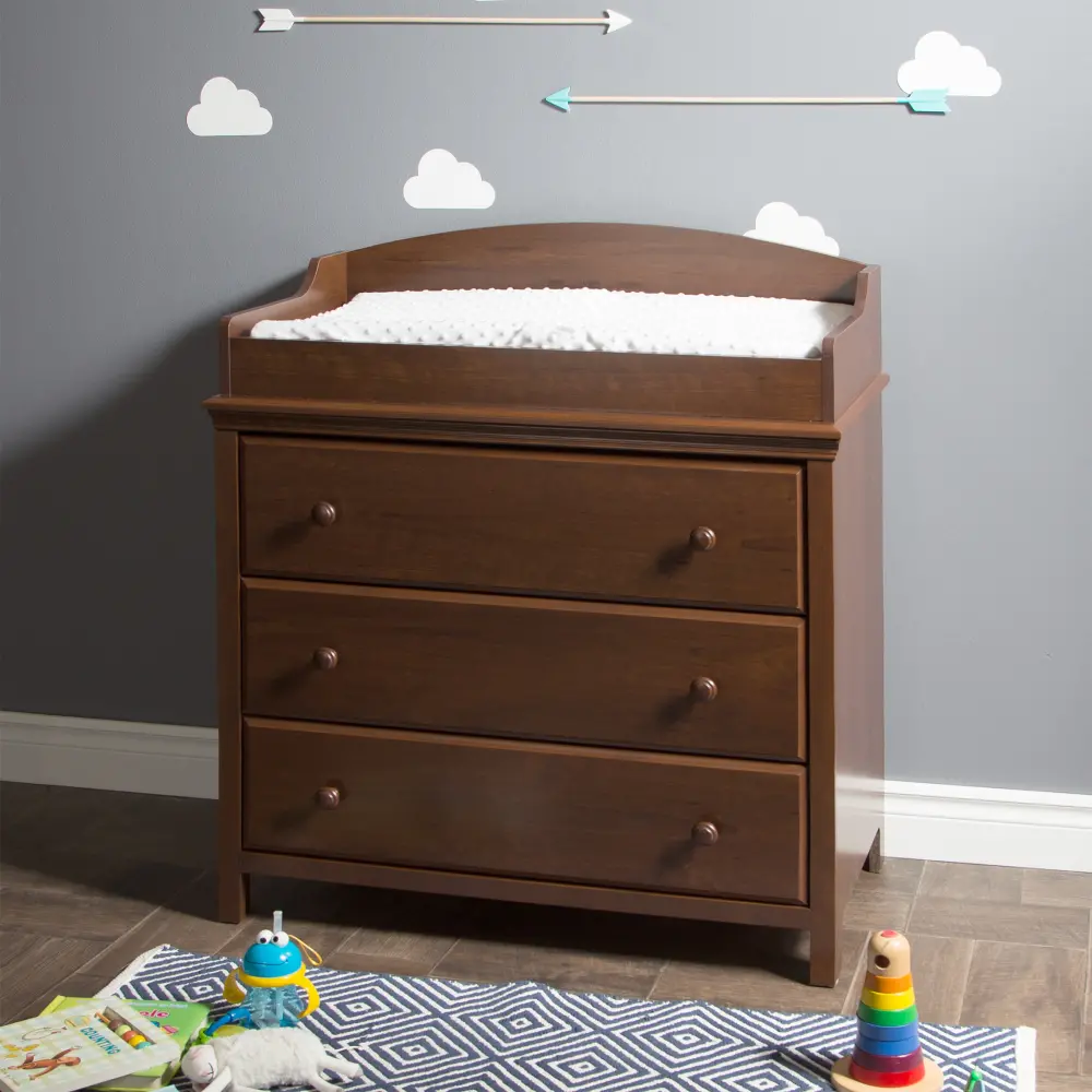 3456330 Cotton Candy Cherry Changing Table with Drawers-1