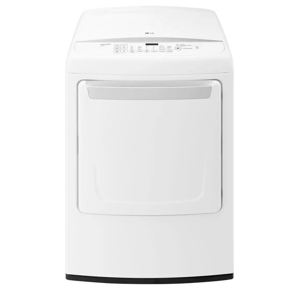 DLG1502W LG Gas Dryer with SmartDiagnosis - 7.3 cu. ft. White-1