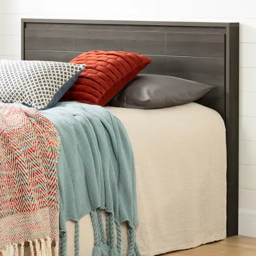 Gravity Gray Maple Queen Headboard 60 Inch South Shore