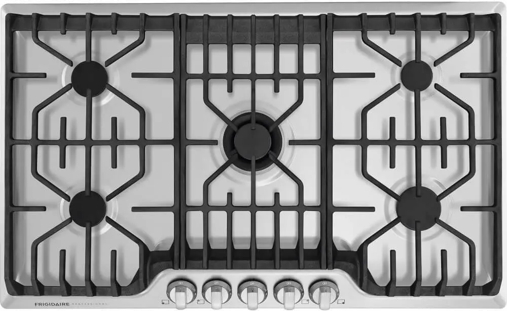 5 burner frigidaire stove