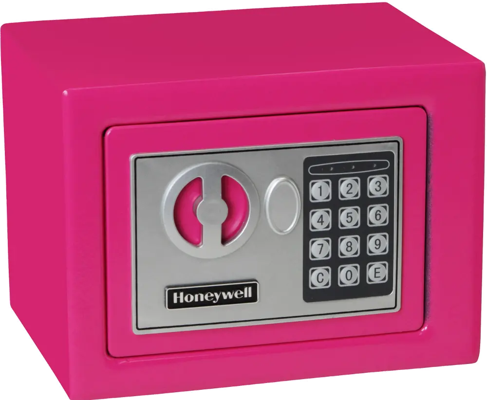 5005P Honeywell 5005 Small Digital Lock Security Safe - Pink-1