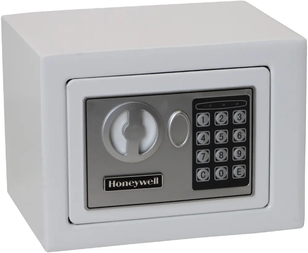 5005W Honeywell 5005 Small Digital Lock Security Safe - White-1