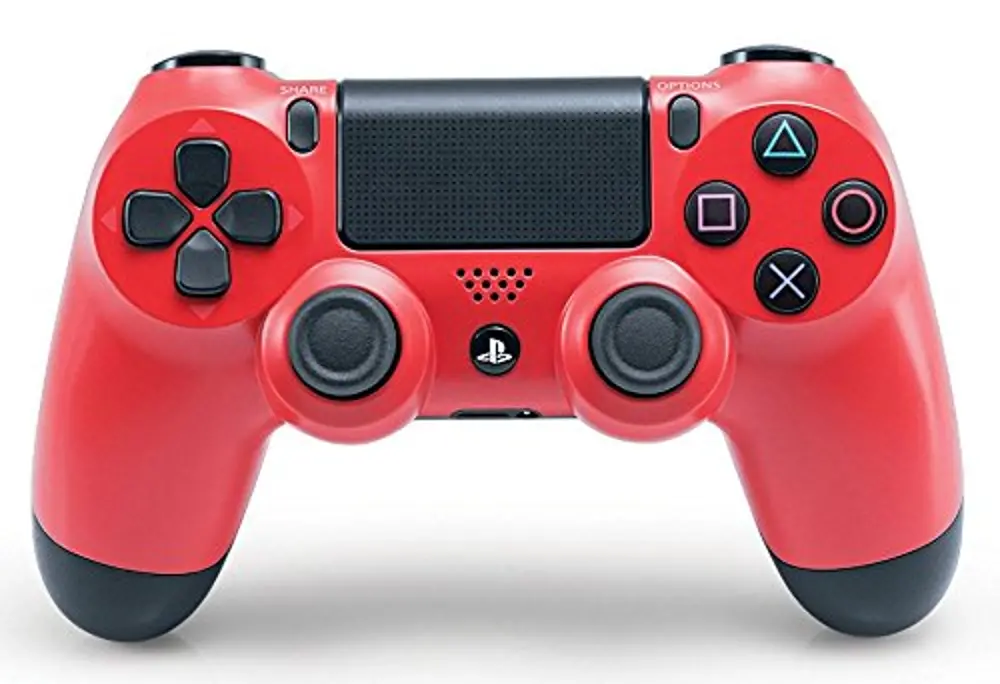 PS4_RED PlayStation 4 DualShock 4 Magma Red Wireless Controller-1
