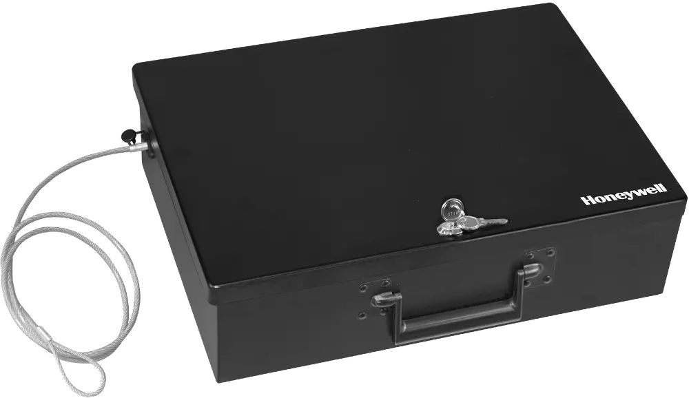 6109 Honeywell 6109 Key Lock Fire Resistant Security Box-1