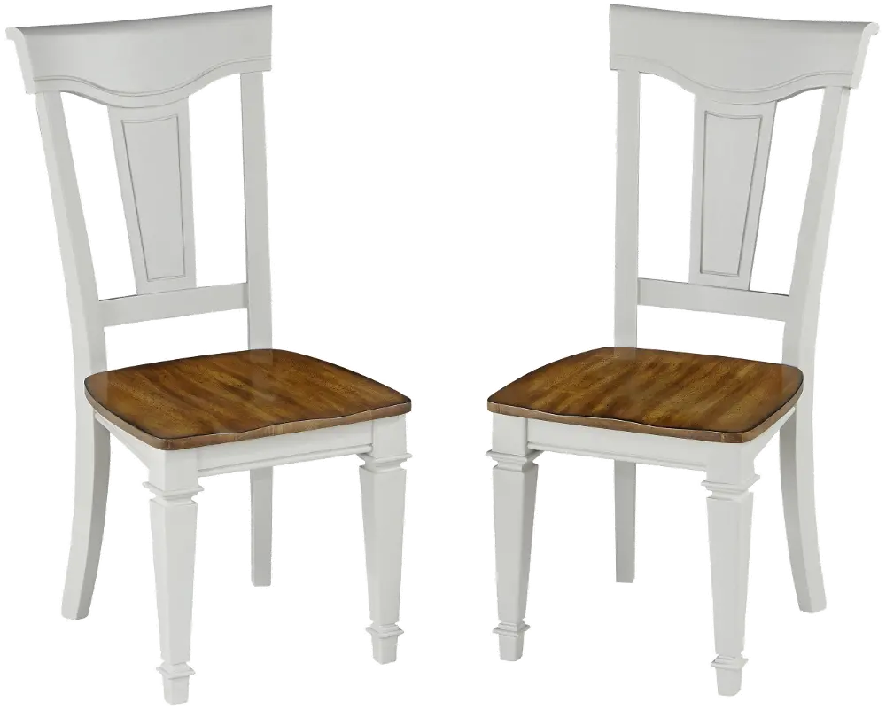 5002-802 Set of 2 White Dining Chairs - Americana -1