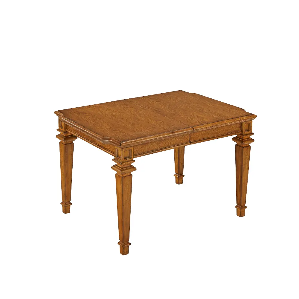 5004-34 Brown Oak Dining Table - Americana-1