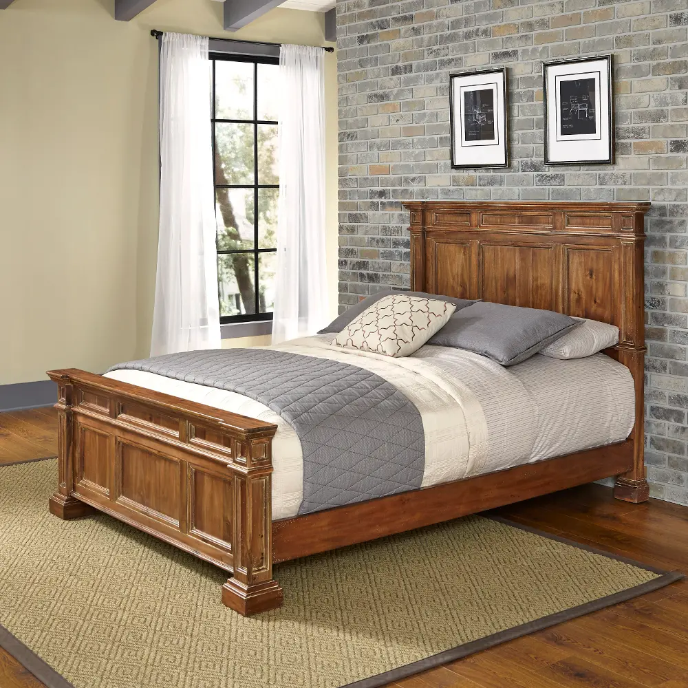 5000-600 Vintage Natural King Bed - Americana-1