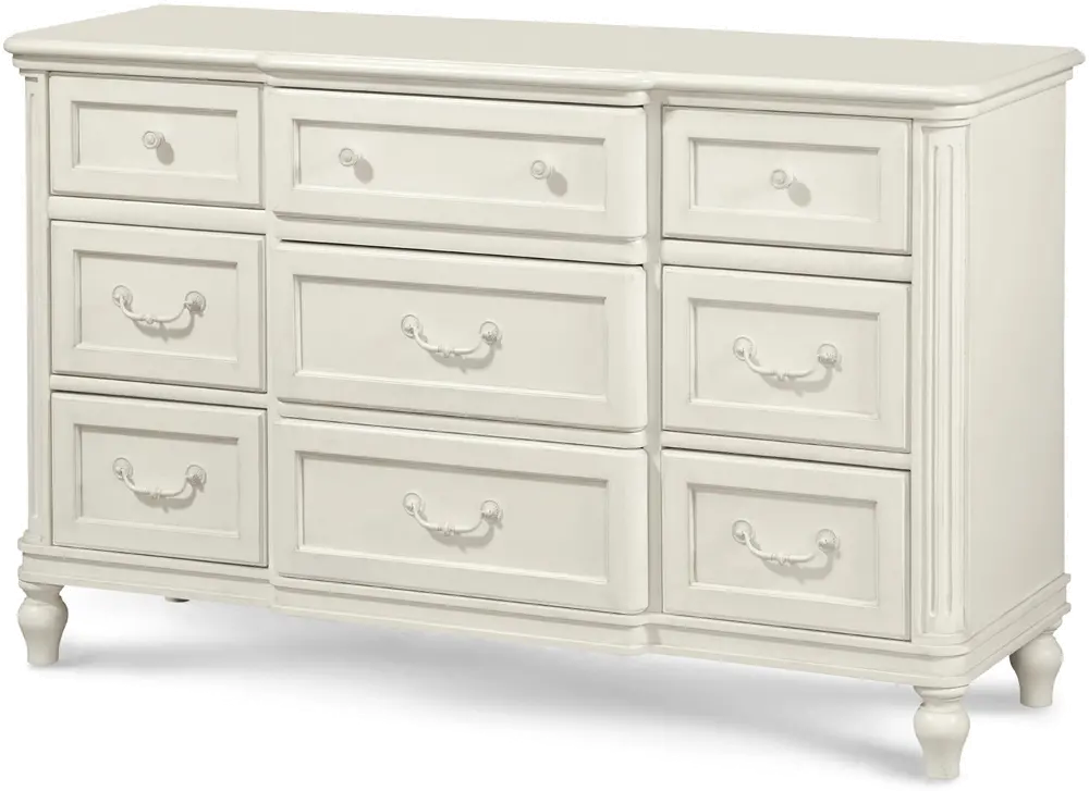 Gabriella Lace White Traditional Dresser-1