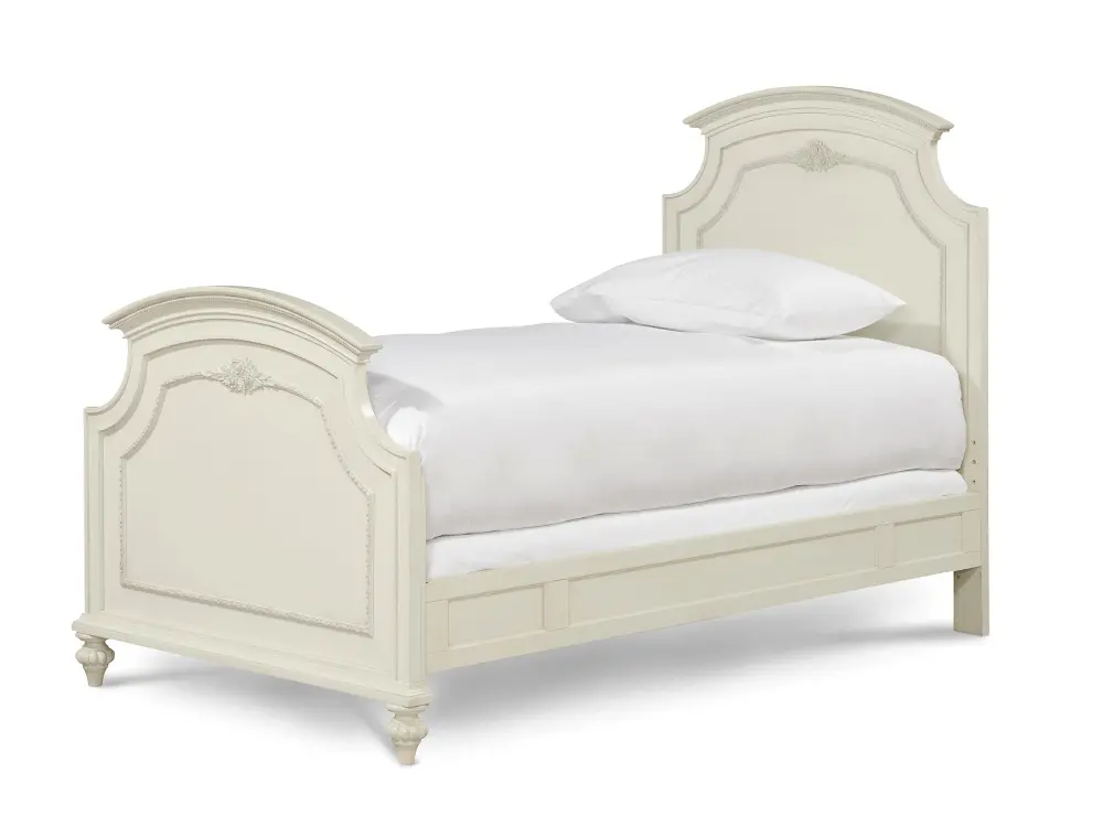 Gabriella Lace White Twin Bed-1