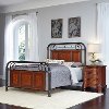 Cherry Queen Bed & Nightstand - Richmond Hill