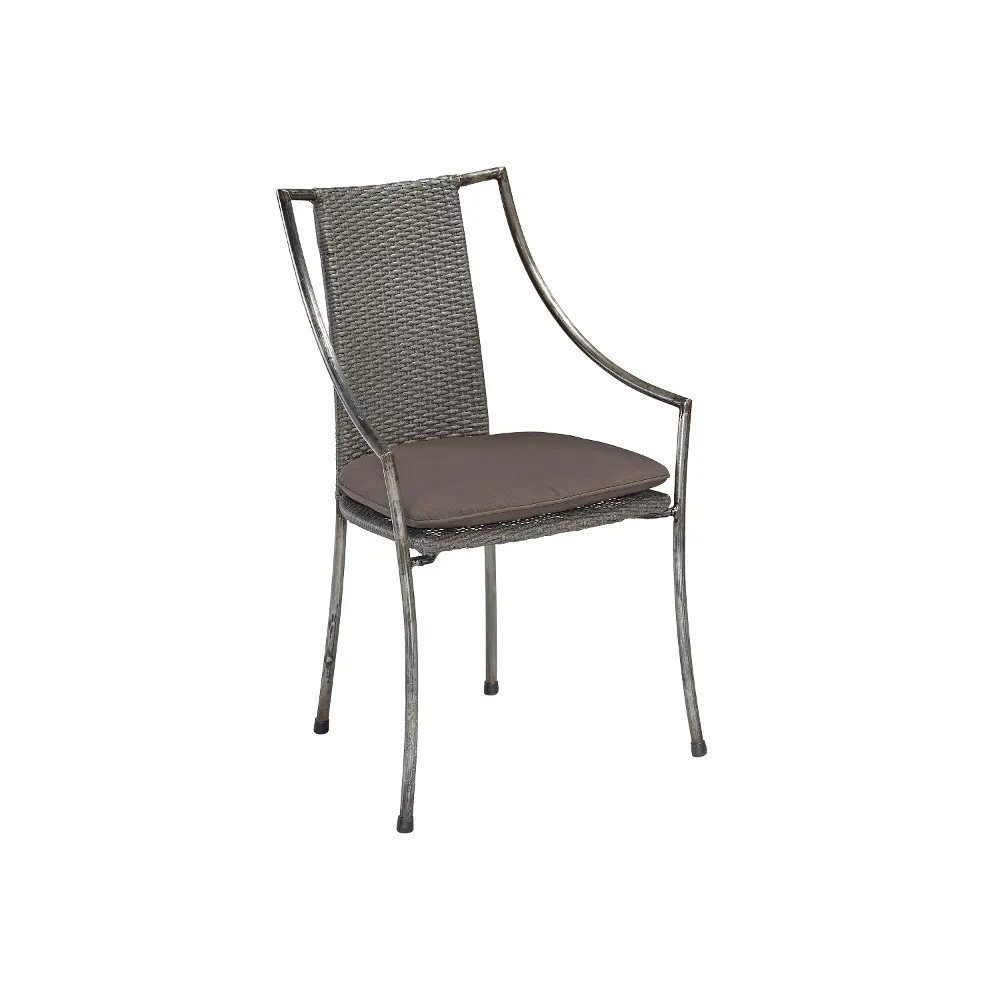 5600-87 Aged Metal Cafe Chair (Set of 2) - Urban Style-1