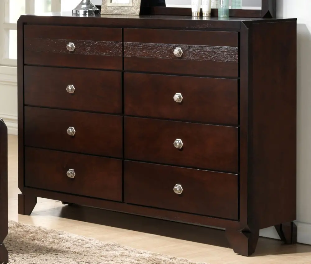 Tamblin Contemporary Brown 8-Drawer Dresser-1
