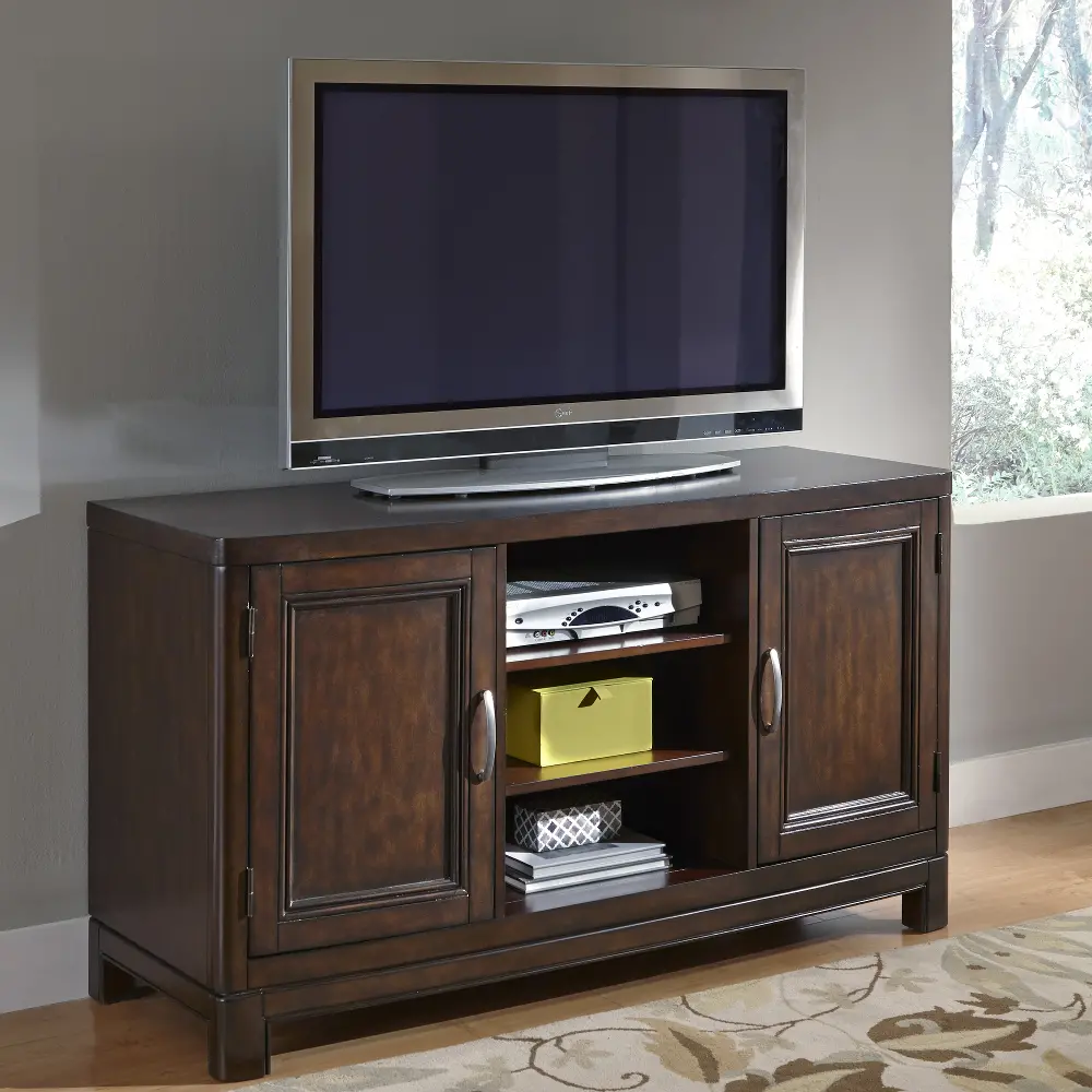 5549-10 Tortoise 56 Inch TV Stand - Crescent Hill -1